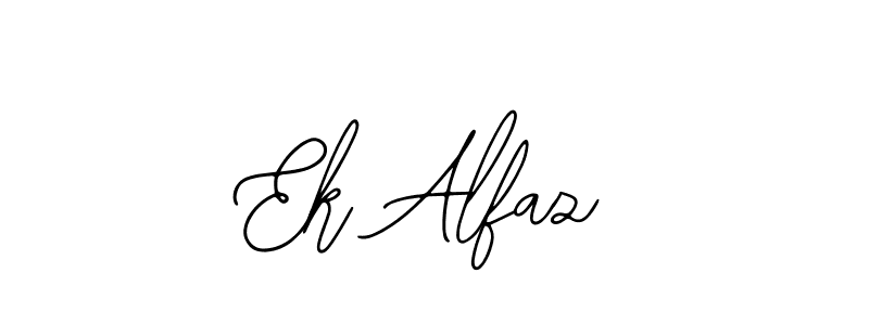 How to make Ek Alfaz signature? Bearetta-2O07w is a professional autograph style. Create handwritten signature for Ek Alfaz name. Ek Alfaz signature style 12 images and pictures png