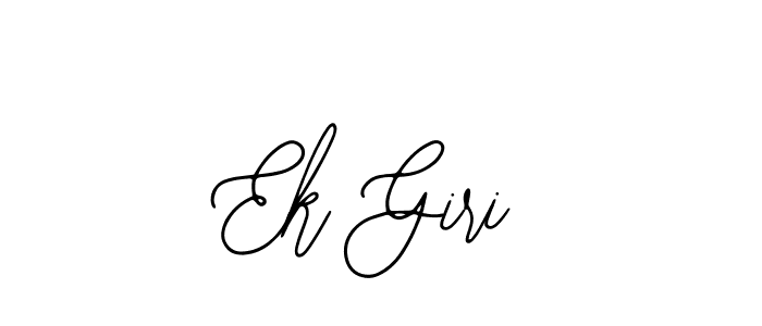 Make a beautiful signature design for name Ek Giri. With this signature (Bearetta-2O07w) style, you can create a handwritten signature for free. Ek Giri signature style 12 images and pictures png