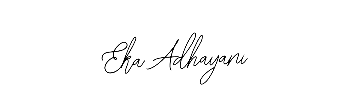 It looks lik you need a new signature style for name Eka Adhayani. Design unique handwritten (Bearetta-2O07w) signature with our free signature maker in just a few clicks. Eka Adhayani signature style 12 images and pictures png