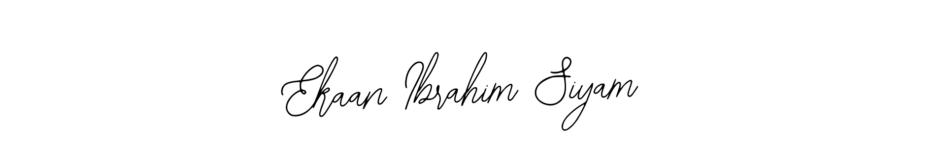 The best way (Bearetta-2O07w) to make a short signature is to pick only two or three words in your name. The name Ekaan Ibrahim Siyam include a total of six letters. For converting this name. Ekaan Ibrahim Siyam signature style 12 images and pictures png