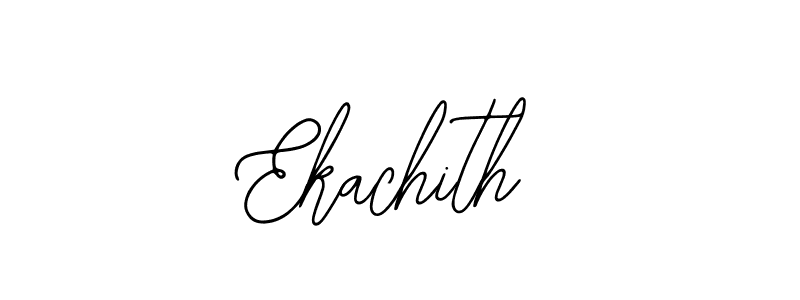 How to make Ekachith name signature. Use Bearetta-2O07w style for creating short signs online. This is the latest handwritten sign. Ekachith signature style 12 images and pictures png