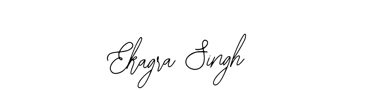 How to make Ekagra Singh name signature. Use Bearetta-2O07w style for creating short signs online. This is the latest handwritten sign. Ekagra Singh signature style 12 images and pictures png