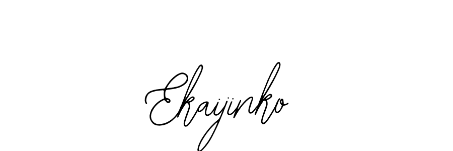 Ekaijinko stylish signature style. Best Handwritten Sign (Bearetta-2O07w) for my name. Handwritten Signature Collection Ideas for my name Ekaijinko. Ekaijinko signature style 12 images and pictures png