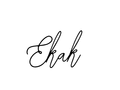 You should practise on your own different ways (Bearetta-2O07w) to write your name (Ekak) in signature. don't let someone else do it for you. Ekak signature style 12 images and pictures png