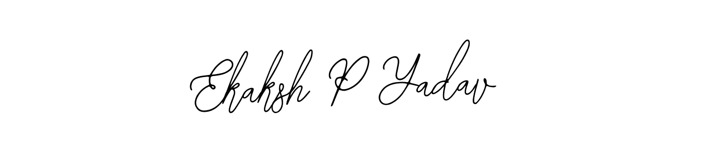 Create a beautiful signature design for name Ekaksh P Yadav. With this signature (Bearetta-2O07w) fonts, you can make a handwritten signature for free. Ekaksh P Yadav signature style 12 images and pictures png
