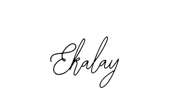 How to make Ekalay name signature. Use Bearetta-2O07w style for creating short signs online. This is the latest handwritten sign. Ekalay signature style 12 images and pictures png