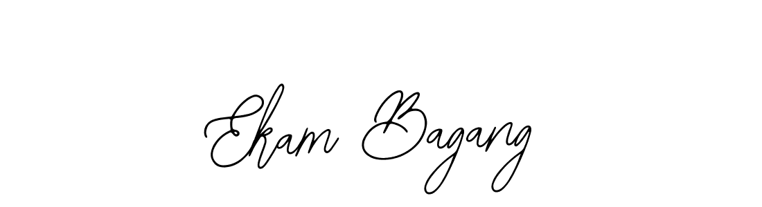 You should practise on your own different ways (Bearetta-2O07w) to write your name (Ekam Bagang) in signature. don't let someone else do it for you. Ekam Bagang signature style 12 images and pictures png