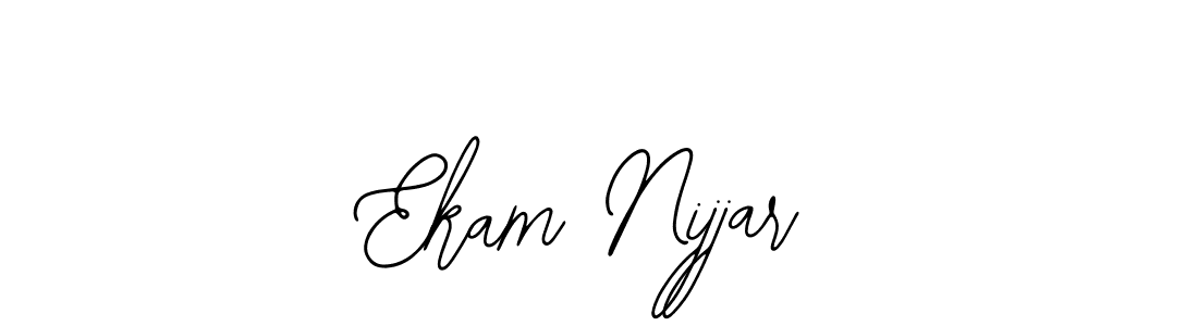 Also we have Ekam Nijjar name is the best signature style. Create professional handwritten signature collection using Bearetta-2O07w autograph style. Ekam Nijjar signature style 12 images and pictures png