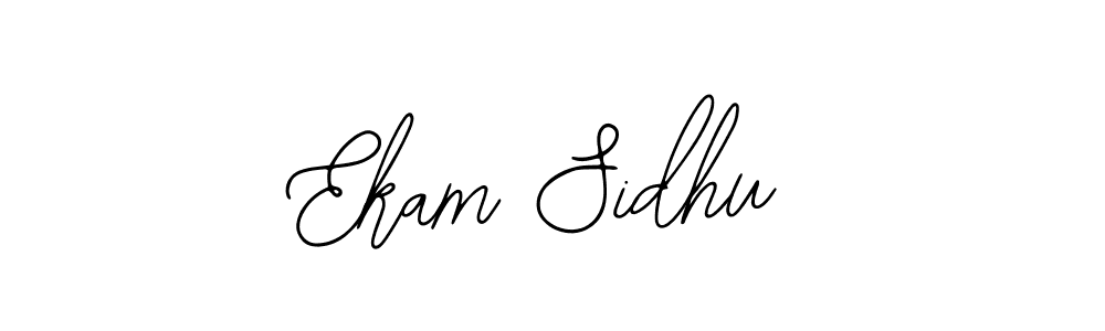 Design your own signature with our free online signature maker. With this signature software, you can create a handwritten (Bearetta-2O07w) signature for name Ekam Sidhu. Ekam Sidhu signature style 12 images and pictures png
