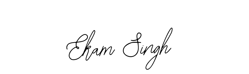 Design your own signature with our free online signature maker. With this signature software, you can create a handwritten (Bearetta-2O07w) signature for name Ekam Singh. Ekam Singh signature style 12 images and pictures png