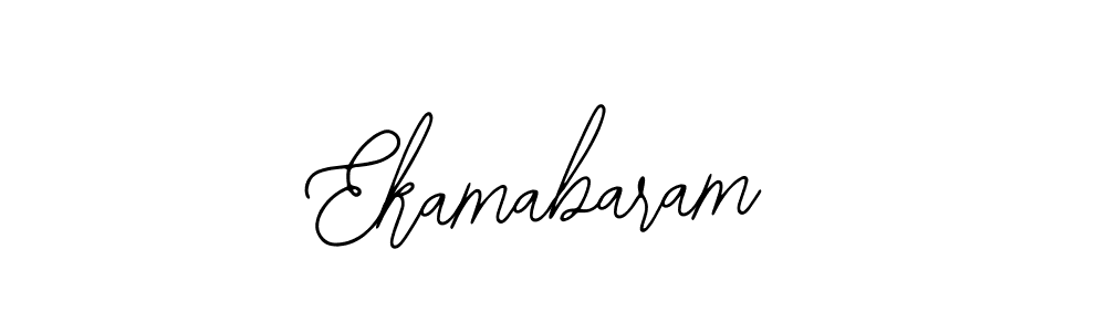 Design your own signature with our free online signature maker. With this signature software, you can create a handwritten (Bearetta-2O07w) signature for name Ekamabaram. Ekamabaram signature style 12 images and pictures png