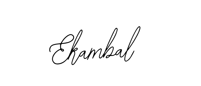 Also we have Ekambal name is the best signature style. Create professional handwritten signature collection using Bearetta-2O07w autograph style. Ekambal signature style 12 images and pictures png