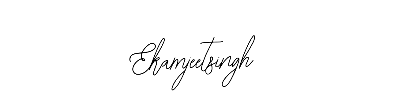 Use a signature maker to create a handwritten signature online. With this signature software, you can design (Bearetta-2O07w) your own signature for name Ekamjeetsingh. Ekamjeetsingh signature style 12 images and pictures png