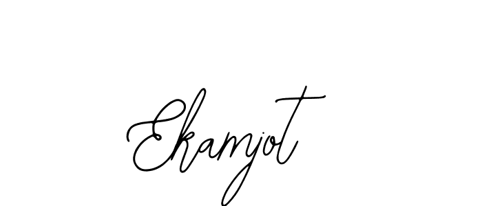 Design your own signature with our free online signature maker. With this signature software, you can create a handwritten (Bearetta-2O07w) signature for name Ekamjot. Ekamjot signature style 12 images and pictures png