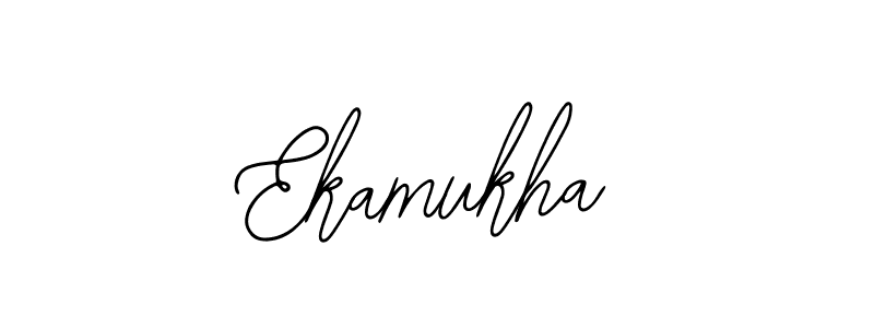 if you are searching for the best signature style for your name Ekamukha. so please give up your signature search. here we have designed multiple signature styles  using Bearetta-2O07w. Ekamukha signature style 12 images and pictures png