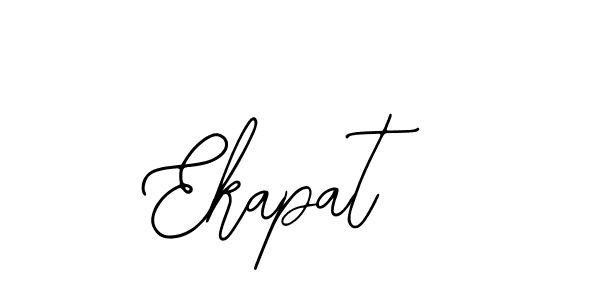 You should practise on your own different ways (Bearetta-2O07w) to write your name (Ekapat) in signature. don't let someone else do it for you. Ekapat signature style 12 images and pictures png