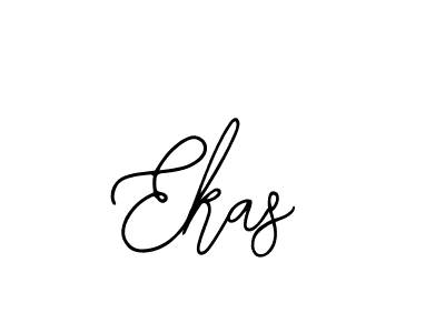 How to make Ekas signature? Bearetta-2O07w is a professional autograph style. Create handwritten signature for Ekas name. Ekas signature style 12 images and pictures png