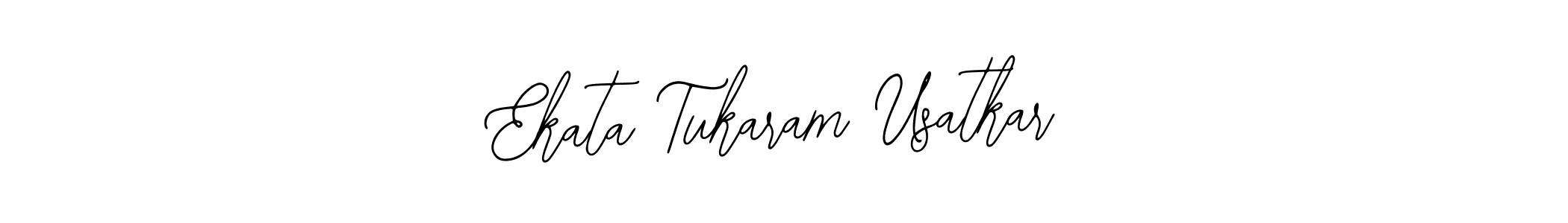 Also we have Ekata Tukaram Usatkar name is the best signature style. Create professional handwritten signature collection using Bearetta-2O07w autograph style. Ekata Tukaram Usatkar signature style 12 images and pictures png
