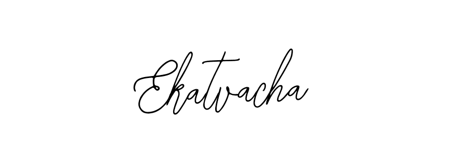 Design your own signature with our free online signature maker. With this signature software, you can create a handwritten (Bearetta-2O07w) signature for name Ekatvacha. Ekatvacha signature style 12 images and pictures png