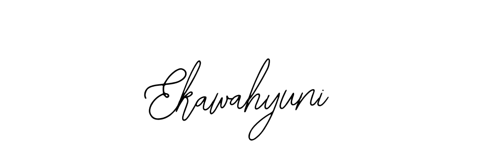 Also You can easily find your signature by using the search form. We will create Ekawahyuni name handwritten signature images for you free of cost using Bearetta-2O07w sign style. Ekawahyuni signature style 12 images and pictures png