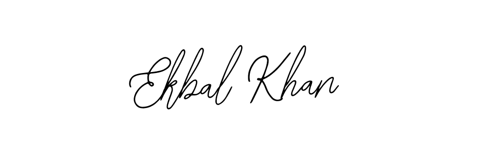 Create a beautiful signature design for name Ekbal Khan. With this signature (Bearetta-2O07w) fonts, you can make a handwritten signature for free. Ekbal Khan signature style 12 images and pictures png