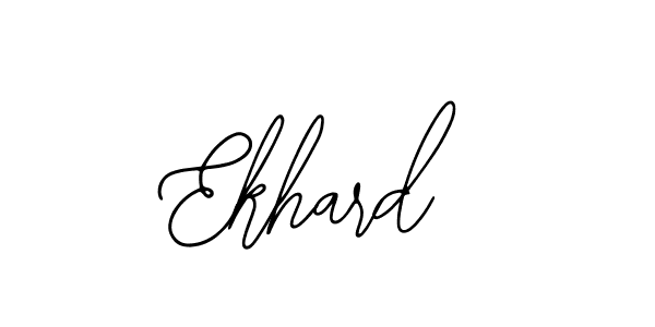 Use a signature maker to create a handwritten signature online. With this signature software, you can design (Bearetta-2O07w) your own signature for name Ekhard. Ekhard signature style 12 images and pictures png