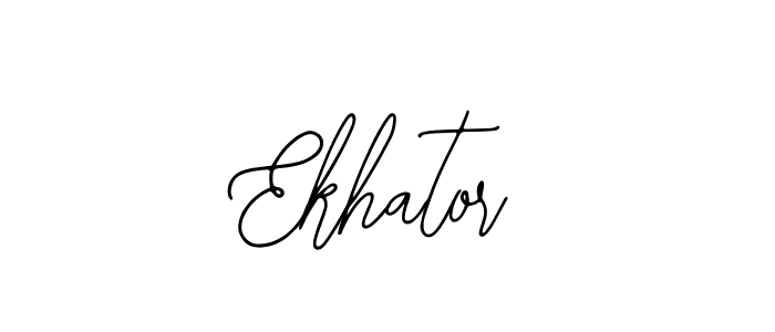 Ekhator stylish signature style. Best Handwritten Sign (Bearetta-2O07w) for my name. Handwritten Signature Collection Ideas for my name Ekhator. Ekhator signature style 12 images and pictures png