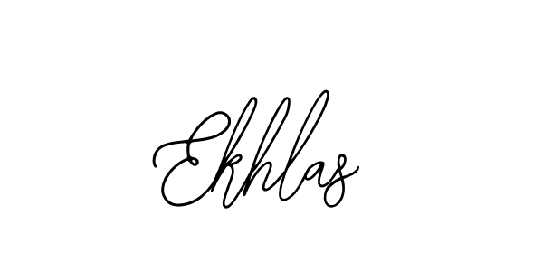 Use a signature maker to create a handwritten signature online. With this signature software, you can design (Bearetta-2O07w) your own signature for name Ekhlas. Ekhlas signature style 12 images and pictures png