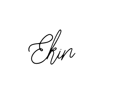 How to make Ekin name signature. Use Bearetta-2O07w style for creating short signs online. This is the latest handwritten sign. Ekin signature style 12 images and pictures png
