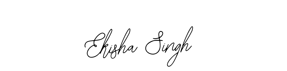 Design your own signature with our free online signature maker. With this signature software, you can create a handwritten (Bearetta-2O07w) signature for name Ekisha Singh. Ekisha Singh signature style 12 images and pictures png