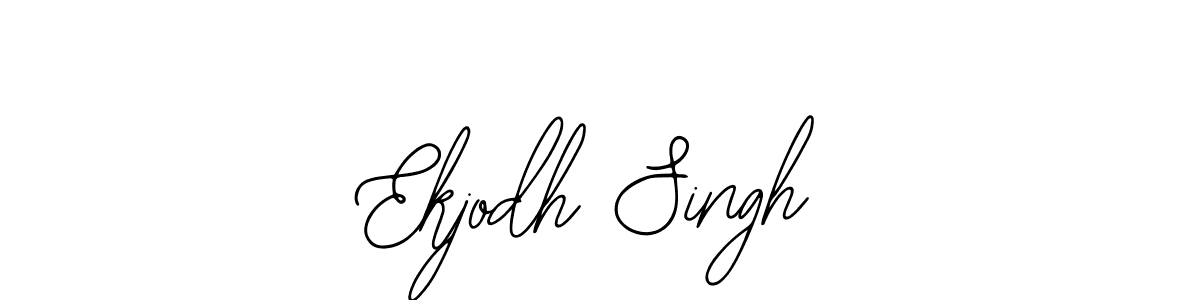 Bearetta-2O07w is a professional signature style that is perfect for those who want to add a touch of class to their signature. It is also a great choice for those who want to make their signature more unique. Get Ekjodh Singh name to fancy signature for free. Ekjodh Singh signature style 12 images and pictures png