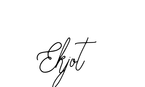 The best way (Bearetta-2O07w) to make a short signature is to pick only two or three words in your name. The name Ekjot include a total of six letters. For converting this name. Ekjot signature style 12 images and pictures png