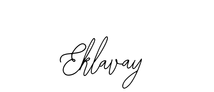 Design your own signature with our free online signature maker. With this signature software, you can create a handwritten (Bearetta-2O07w) signature for name Eklavay. Eklavay signature style 12 images and pictures png