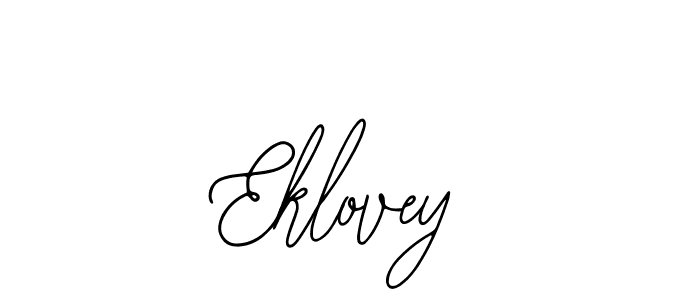 Make a beautiful signature design for name Eklovey. With this signature (Bearetta-2O07w) style, you can create a handwritten signature for free. Eklovey signature style 12 images and pictures png