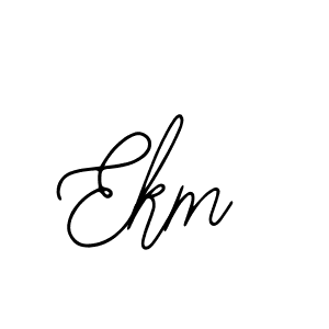 if you are searching for the best signature style for your name Ekm. so please give up your signature search. here we have designed multiple signature styles  using Bearetta-2O07w. Ekm signature style 12 images and pictures png