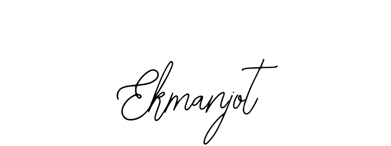 Design your own signature with our free online signature maker. With this signature software, you can create a handwritten (Bearetta-2O07w) signature for name Ekmanjot. Ekmanjot signature style 12 images and pictures png