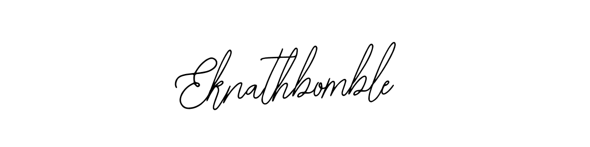 Design your own signature with our free online signature maker. With this signature software, you can create a handwritten (Bearetta-2O07w) signature for name Eknathbomble. Eknathbomble signature style 12 images and pictures png