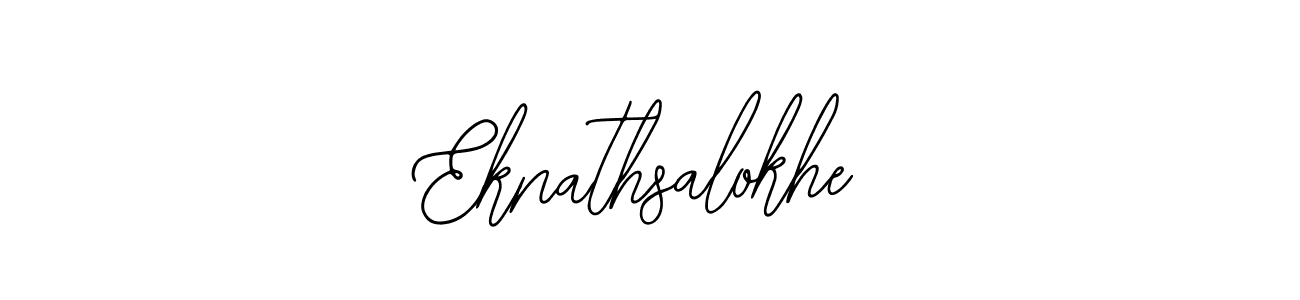 Make a beautiful signature design for name Eknathsalokhe. With this signature (Bearetta-2O07w) style, you can create a handwritten signature for free. Eknathsalokhe signature style 12 images and pictures png