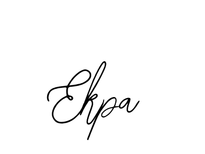 Make a beautiful signature design for name Ekpa. With this signature (Bearetta-2O07w) style, you can create a handwritten signature for free. Ekpa signature style 12 images and pictures png