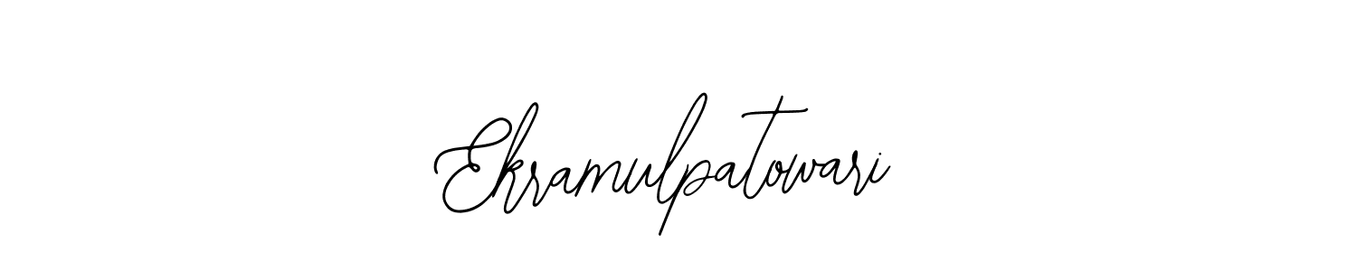 if you are searching for the best signature style for your name Ekramulpatowari. so please give up your signature search. here we have designed multiple signature styles  using Bearetta-2O07w. Ekramulpatowari signature style 12 images and pictures png