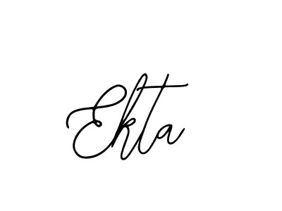 Ekta stylish signature style. Best Handwritten Sign (Bearetta-2O07w) for my name. Handwritten Signature Collection Ideas for my name Ekta. Ekta signature style 12 images and pictures png