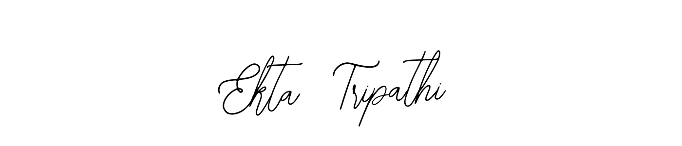 Make a short Ekta  Tripathi signature style. Manage your documents anywhere anytime using Bearetta-2O07w. Create and add eSignatures, submit forms, share and send files easily. Ekta  Tripathi signature style 12 images and pictures png