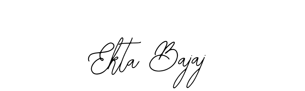 Also we have Ekta Bajaj name is the best signature style. Create professional handwritten signature collection using Bearetta-2O07w autograph style. Ekta Bajaj signature style 12 images and pictures png