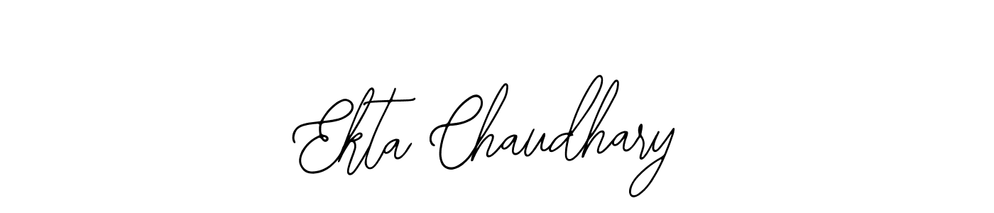 Ekta Chaudhary stylish signature style. Best Handwritten Sign (Bearetta-2O07w) for my name. Handwritten Signature Collection Ideas for my name Ekta Chaudhary. Ekta Chaudhary signature style 12 images and pictures png