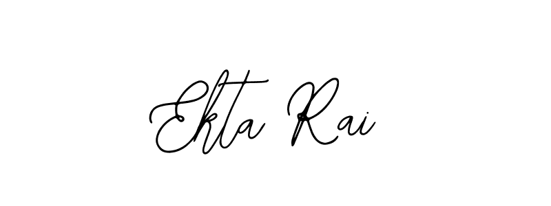 Use a signature maker to create a handwritten signature online. With this signature software, you can design (Bearetta-2O07w) your own signature for name Ekta Rai. Ekta Rai signature style 12 images and pictures png