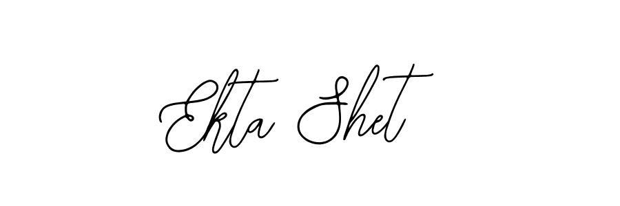 Create a beautiful signature design for name Ekta Shet. With this signature (Bearetta-2O07w) fonts, you can make a handwritten signature for free. Ekta Shet signature style 12 images and pictures png