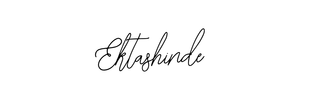 Design your own signature with our free online signature maker. With this signature software, you can create a handwritten (Bearetta-2O07w) signature for name Ektashinde. Ektashinde signature style 12 images and pictures png