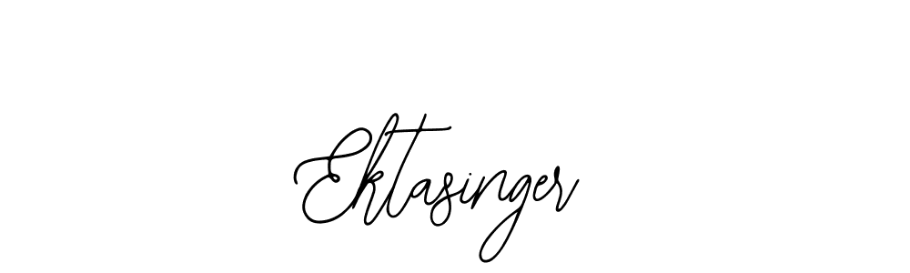 Ektasinger stylish signature style. Best Handwritten Sign (Bearetta-2O07w) for my name. Handwritten Signature Collection Ideas for my name Ektasinger. Ektasinger signature style 12 images and pictures png