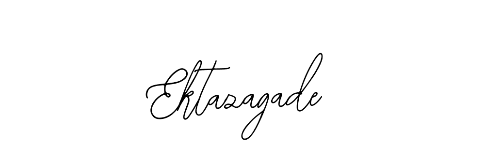 Design your own signature with our free online signature maker. With this signature software, you can create a handwritten (Bearetta-2O07w) signature for name Ektazagade. Ektazagade signature style 12 images and pictures png