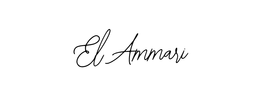 Make a beautiful signature design for name El Ammari. With this signature (Bearetta-2O07w) style, you can create a handwritten signature for free. El Ammari signature style 12 images and pictures png